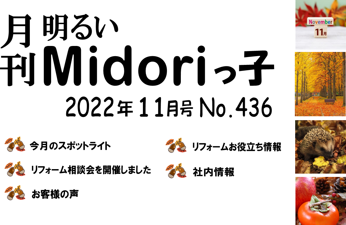 月刊　明るいMidoriっ子 2022年11月号